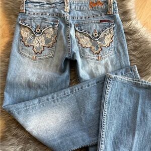 MISS ME adorned Jeans - great Condition - Sz 29/31